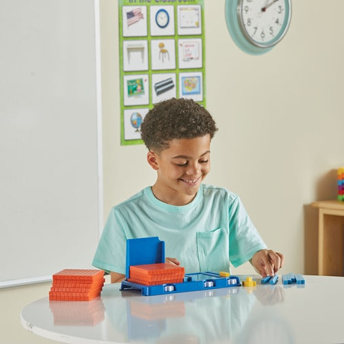 ערכת לוח מסגרת ערך המקום – עם בלוקים של בסיס עשר