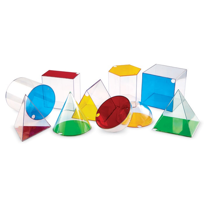 גופים הנדסיים ענקיים ושקופים