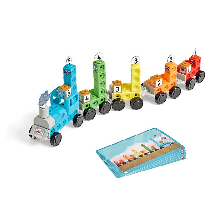 רכבת אקספרס עם ערכת קוביות נאמברבלוקס