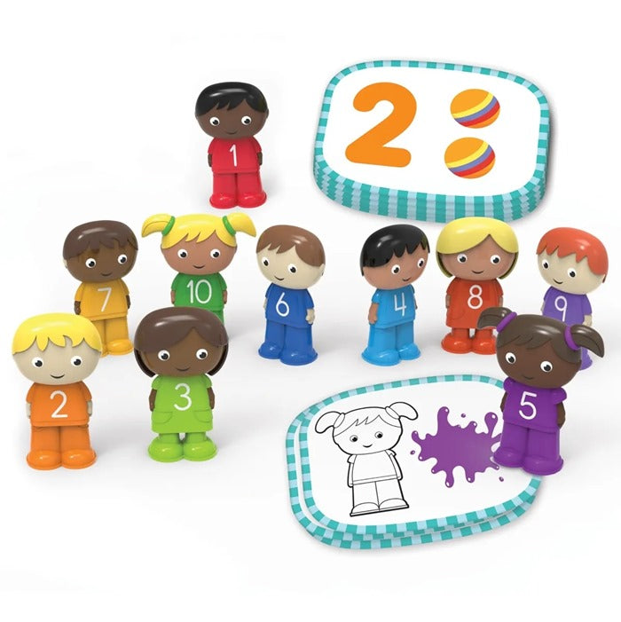 בונים כישורים! ערכת לימוד ספירה 1-10 לילדים