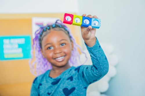 קוביות פופיט - מספרים וכישורי מתמטיקה בסיסיים