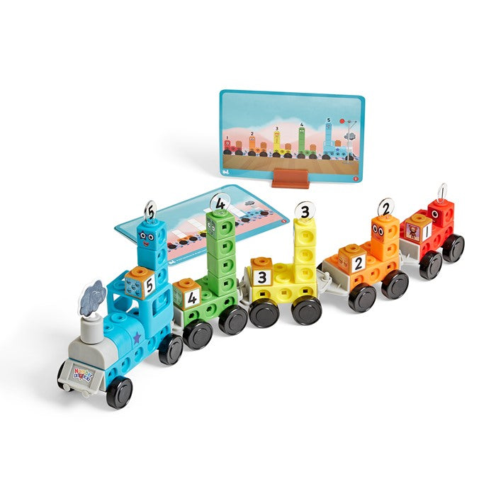 רכבת אקספרס עם ערכת קוביות נאמברבלוקס